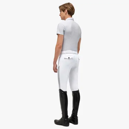 Cavalleria Toscana - Polo d'entrainement homme mesh manches courtes button