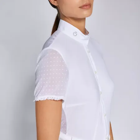 Cavalleria Toscana - Chemise de concours manches courtes Polka Dot