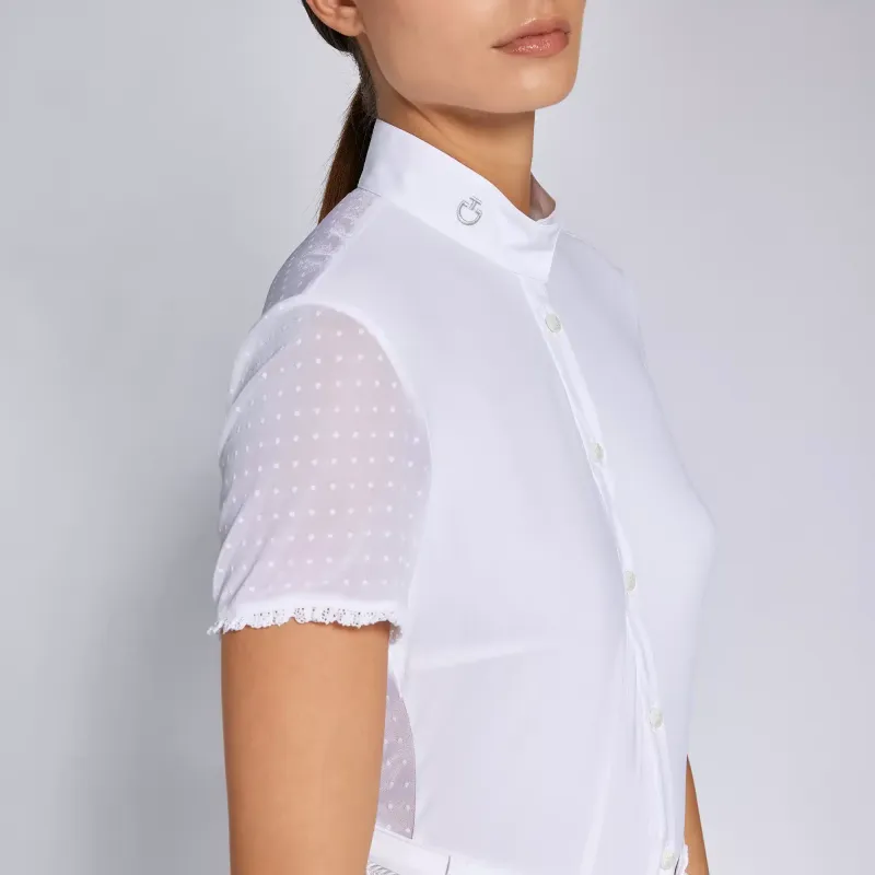 Cavalleria Toscana - Chemise de concours manches courtes Polka Dot