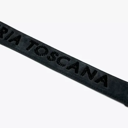 Cavalleria Toscana - Ceinture suede with tufted logo