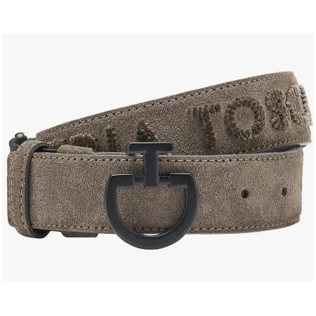 Cavalleria Toscana - Ceinture suede with tufted logo