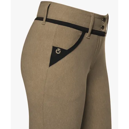 Cavalleria Toscana - Pantalon plaid print / contrasting trim