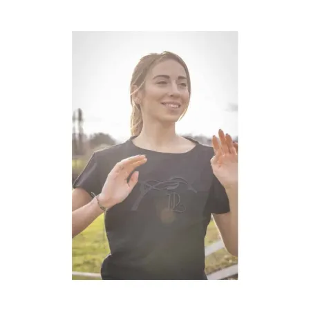 Penelope - T-shirt Poppy strass