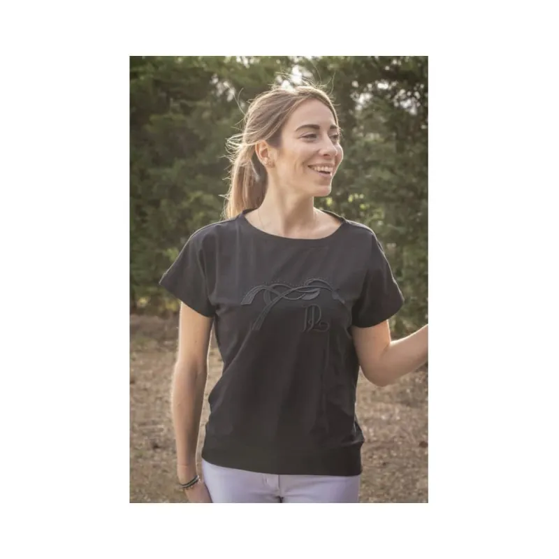 Penelope - T-shirt Poppy strass